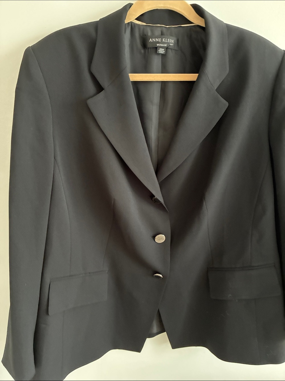 Anne Klein Black Women's Tailored Blazer